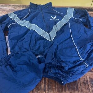 USAF AIR FORCE Physical Training PTU Jacket, pants & shorts size medium